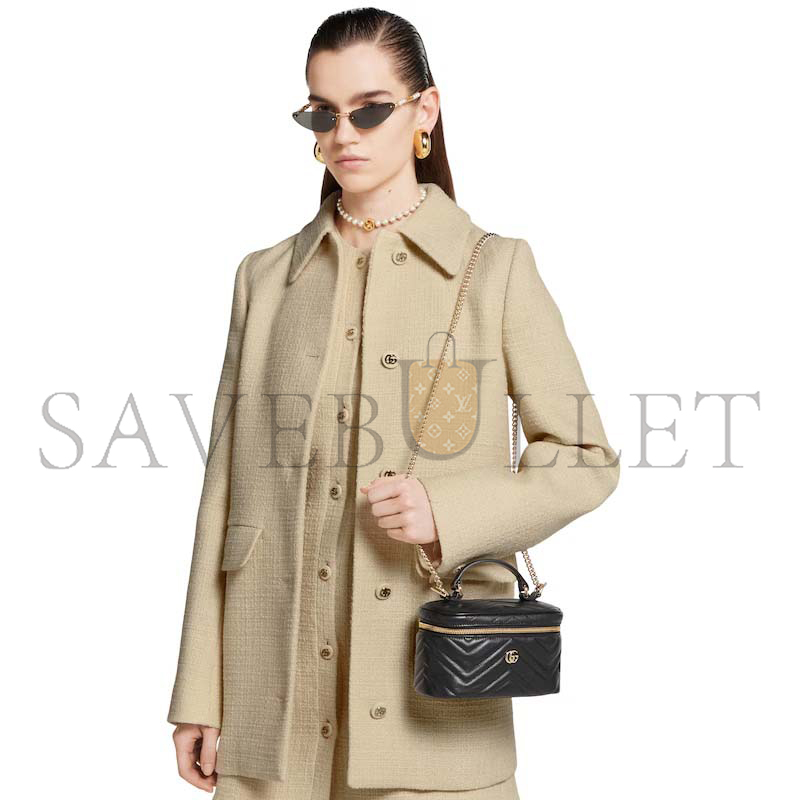 GUCCI GG MARMONT MINI VANITY BAG 837454 (19*11.5*9cm)
